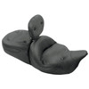 Mustang - Super Touring 2-Up Seat with Driver Backrest fits '08-'21 FLHT/​FLTR/​FLHX/​FLHR Models