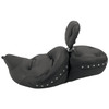 Mustang - Super Touring 2-Up Seat with Driver Backrest fits '08-'21 FLHT/​FLTR/​FLHX/​FLHR Models
