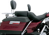 Mustang - 79672 - Lowdown Seat with Driver Backrest - Plain - FLHR '97-'07