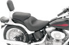 Mustang - 76400 - Vintage Style Seat - Standard - Smooth - Black - FXST