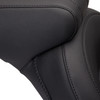 Mustang - Black Standard Vintage Style Seat fits '06-'10 FXST, '07-'17 FLSTF/B Models (Except FXSTD)