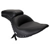 Mustang - Black Standard Vintage Style Seat fits '06-'10 FXST, '07-'17 FLSTF/B Models (Except FXSTD)