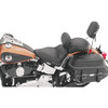 Mustang - Studded Sport Seat with Driver Backrest fits '07-'15 FLSTC, '05-'15 FLSTN, '00-'07 FLSTS/C Models