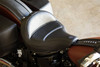 Mustang - 79330 - Max Profile Solo Touring Seat - with Driver Backrest - Black - Original - FLHC/FLDE