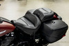 Mustang - 79330 - Max Profile Solo Touring Seat - with Driver Backrest - Black - Original - FLHC/FLDE