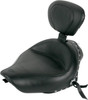Mustang - 79439 - Wide Solo Seat - With Backrest - Black - Studded W/Concho - XL '04-'20