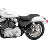 Mustang - Black Stitched Tripper™ Fastback Seat fits '04-'06, '10-'22 Sportster W/ 3.3 & 4.5 Gal Tank (Except RH Sportster)