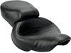 Mustang - 75111 - Vintage Style Seat - Wide - Smooth - Black - Dyna