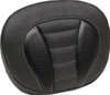 Mustang - 89015GM - Deluxe Sissy Bar Pad - Black w/ Gunmetal Stitch - Touring