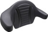Mustang - 88403 - Deluxe Extended Passenger Arm Backrest - Black - Touring
