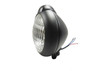 Motorcycle Supply Co. - Unity Style 5" Matte Black Headlight - Clear Lens