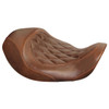 Mustang - Brown Forward Wide Tripper Solo Seat fits '06-'17 Dyna Models (Except '14-'17 FXDF)