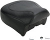 Mustang - Black Smooth Wide Rear Seat fits '96-'03 Sportster Models