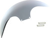 Paul Yaffe Bagger Nation - PYO:CAFE-19-14L-C-C - Cafe Front Fender - 19" - Chrome Adaptors