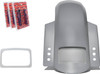Paul Yaffe Bagger Nation - RF-SS-3-THNDR-BLT-C - Short Rear Fender - Sport - With Chrome Plate Frame - 3 Sets of Thunder Bolts
