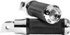 Performance Machine (Pm) - 0035-1239M-CH - Apex Footpegs - M8 - Chrome