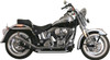 Paughco - 726SBS - Upsweep Exhaust - Chrome