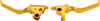 Arlen Ness - 530-026 - Method Lever Set - Gold