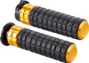 Arlen Ness - 500-018 - SpeedLiner Grips - Cable - Gold