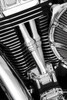 Arlen Ness - 03-632 - Pushrod Tube Cover Kit - 10 Gauge® - Chrome - Twin Cam