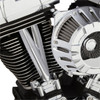 Arlen Ness - 03-630 - Pushrod Tube Cover Kit - Deep Cut® - Chrome - Twin Cam