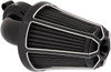 Arlen Ness - Black Monster Sucker® Air Cleaner Kit fits '17-'25 Harley M8 FLHRXS, '17-'23 Touring (Except Models w/ Fairing Lowers, '23 FLHXSE/​FLTRXSE), '17-'25 H-D FL Trike, '18-'24 Softail Models