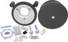 Arlen Ness - 18-821 - Big Sucker™ Stage II Air Filter Kit - Wrinkle Black