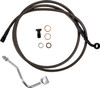 Barnett - 254-30-51133 - Brake Line - Upper - Carbon Coat w/ Black Fittings