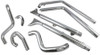 Bassani Xhaust - 1S66E-33 - True Duals Exhaust System with Fishtail Mufflers - 33" - Softail - Baffle Included