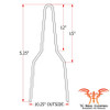 TC Bros. Choppers - Original DIY Sissy Bar Kit