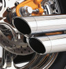 Cobra - 6855 - Speedster Slashdown Exhaust - Chrome - '91-'05 Dyna