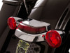 Ciro - 40173 - Taillight - Red Lens - Chrome