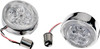 Ciro - 45401 - Rear Signal Light Inserts - Chrome - Red Lens