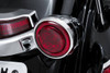 Ciro - 45700 - Turn Signal Insert - Red LED - Red Lens - Chrome