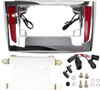 Ciro - 40080 - License Plate Frame - '09+ Trike - Chrome