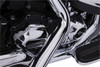 Ciro - 70021 - Caps - Engine/Bolt/Cover - Crown/Diamond-Cut - Chrome - M8