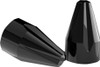 Ciro - 70024 - Caps - Engine/Bolt/Cover - Fluted/Spike - Black - M8