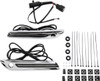 Ciro - 40070 - Hinge Covers - Smoke Lens - Chrome