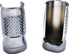 Eddie Trotta Designs - TC-WT962 - Fork Slider Covers - Chrome - Cross-Cut
