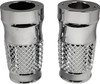 Eddie Trotta Designs - TC-WT962 - Fork Slider Covers - Chrome - Cross-Cut