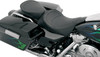 Drag Specialties Seats - Solo Seat - Mild Stitched - Driver Backrest - FLT '97-'07