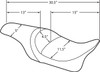 Drag Specialties Seats - Predator Seat - Smooth - FL '08-'23