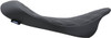 Drag Specialties Seats - Low Solo Seat - Double Diamond - Silver Stitch - FL '08-'23