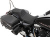 Drag Specialties Seats - Predator III 2-Up Seat - Double Diamond - Black Thread - FL '08-'23