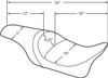 Drag Specialties Seats - Predator Seat - Smooth - FLHR/FLHX '99-'07