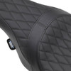 Drag Specialties Seats - Caballero Seat - Solar Reflective Leather - Diamond Stitch - FL '08-'23