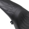 Drag Specialties Seats - Predator Seat - Black - Flame Stitched - FL/FX '06-'17