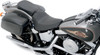 Drag Specialties Seats - Solo Seat - Smooth - Driver Backrest - FXST/FLST '84-'99