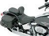 Drag Specialties Seats - Solo Seat - Smooth - Driver Backrest - FL/FX '00-'06