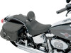 Drag Specialties Seats - Solo Seat - Smooth - Driver Backrest - FL/FX '00-'06